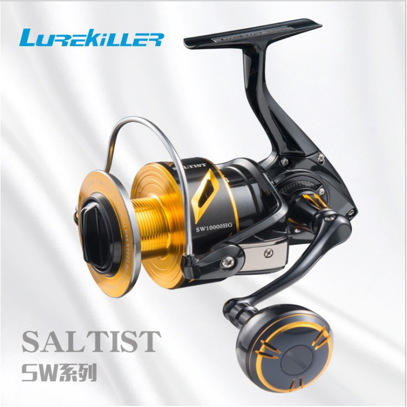 Abu Garcia Reel Max - Lurekiller Hochgeschwindigkeits-Vollmetall-Angelrolle 4000/5000/6000/10000 mit Eisenplatte für