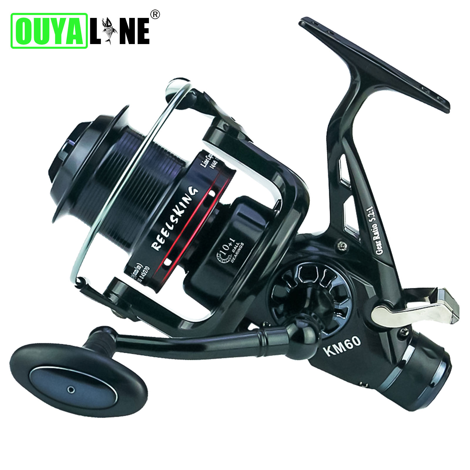 Surf Reel - Doppel Drag Karpfen Angeln Spinning Reel